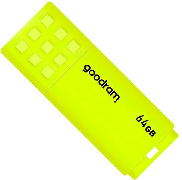 Actual product image Goodram UME2 UME2-0640Y0R11 Pendrive (64 GB, USB 2.0, yellow) (64 GB, USB-A, USB 2.0)