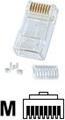 Image du produit Lindy Connecteur RJ45 mâle, 8 broches UTP, de 10 (Câble réseau Connecteur)