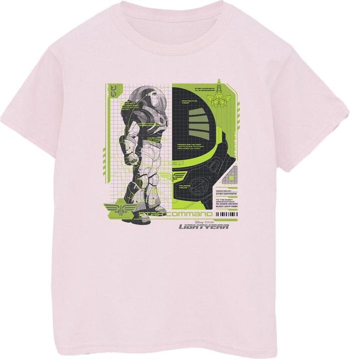 Actual product image Disney Womens/Ladies Lightyear Buzz Tech Panel Cotton Boyfriend T-Shirt (XXL)