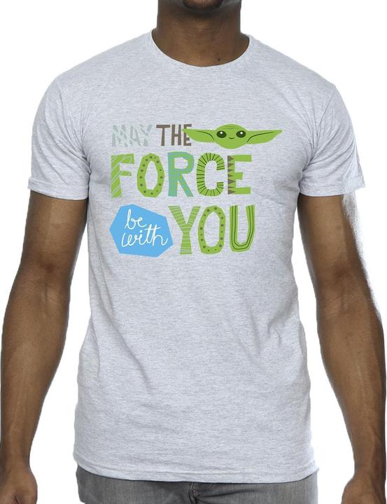 Image du produit Star Wars - T-shirt THE MANDALORIAN MAY THE FORCE BE WITH YOU - Homme (XL)