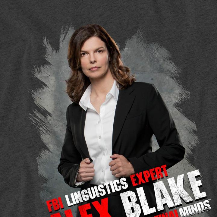 Actual product image Criminal Minds Unisex Adult Alex Blake T-Shirt (XXL)