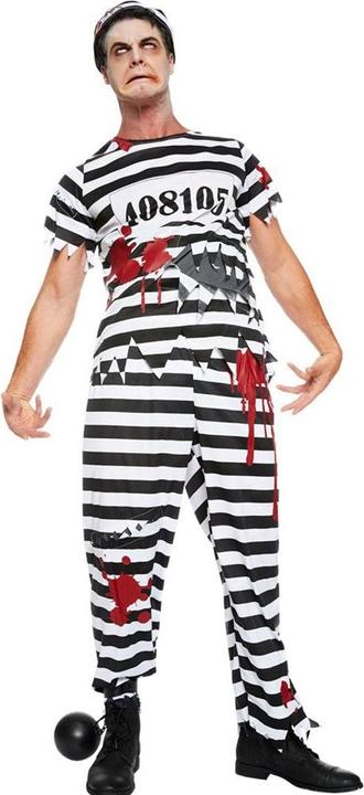 Image du produit Amscan Costume Homme Zombie Détenu Taille L (L)