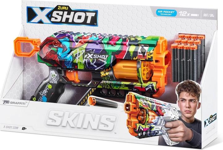 Actual product image Xshot X-SHOT SKINS Griefer GRAFFITTI 36561G