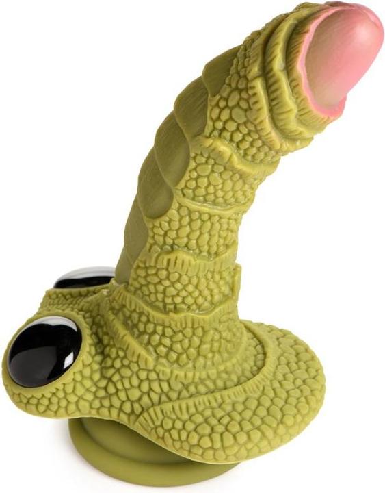 Produktbild Creature Cocks Swamp Monster Scaly Silicone Dildo - Black