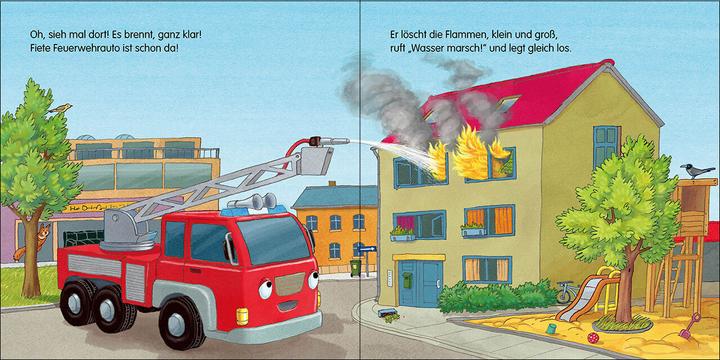 Actual product image Loewe Gute Nacht, kleines Feuerwehrauto! (German, Natalie Mendes, 2024)