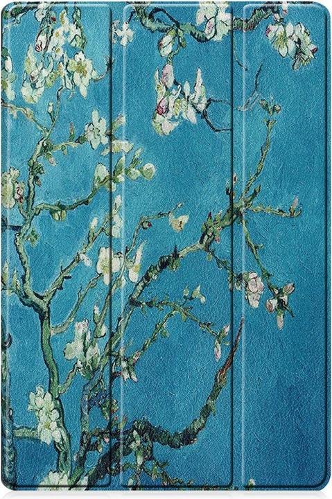 Cover-Discount Galaxy Tab S7+ (12.4) - Tri-fold Smart Case Blumen (Galaxy Tab S7 FE)