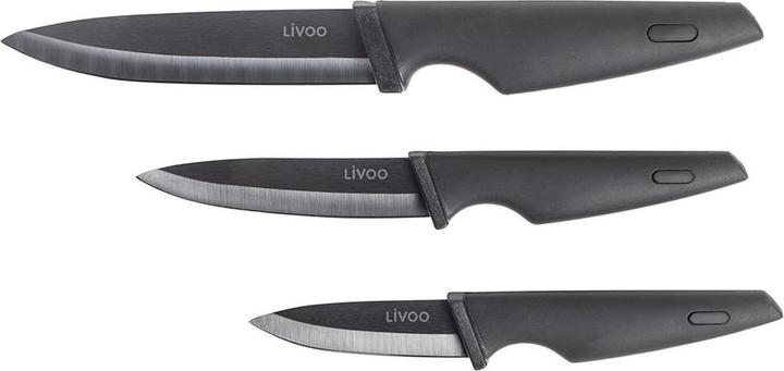 Immagine prodotto Livoo Blocco di 3 coltelli in ceramica con supporto