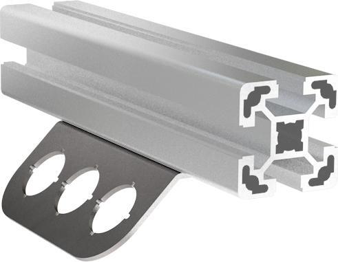 Image du produit Schlegel S CW345 S CW345 - Equerre de montage 135° / 3 points d'installation Acier inoxydable 1.4301