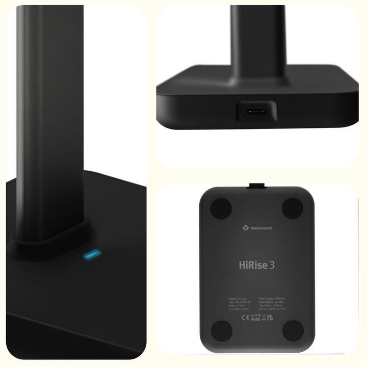 Actual product image TwelveSouth HiRise 3 Black (10 W)