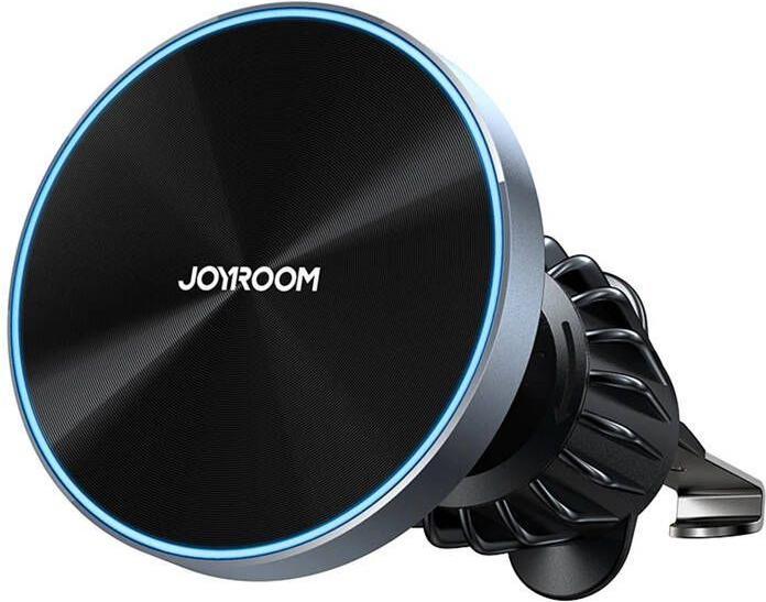 Produktbild Joyroom car phone holder with wireless charger (MagSafe compatible) for air vent - black (JR-ZS387)