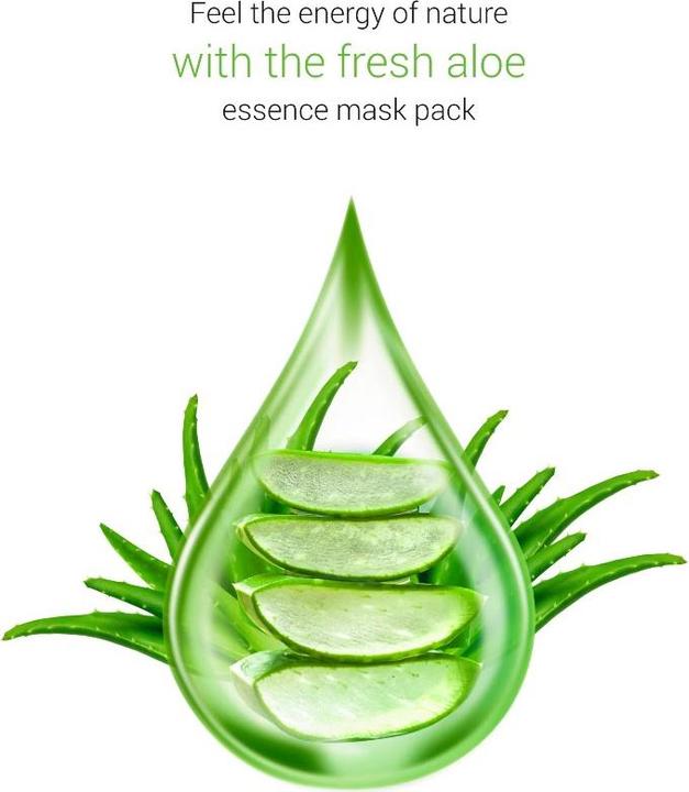 Actual product image Skinsomnia Aloe Real Essence Mask (25 ml)