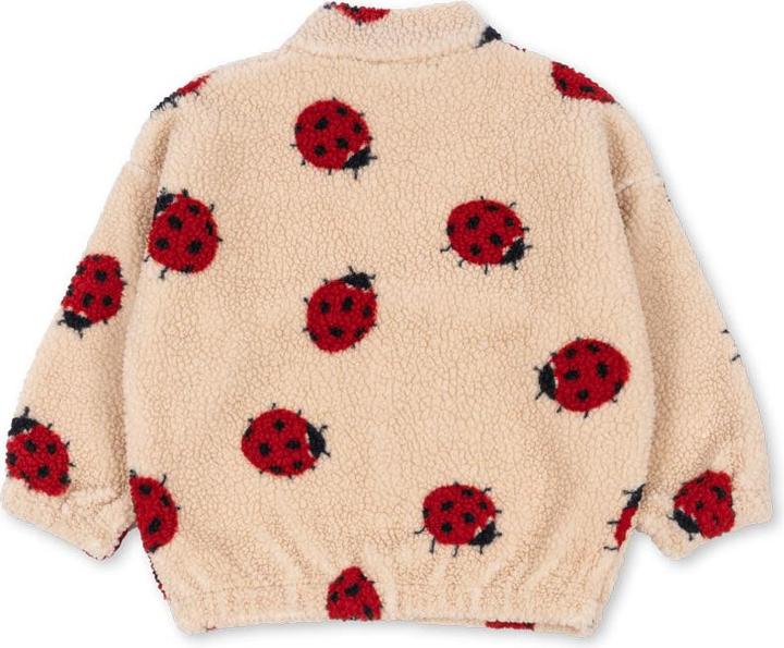 Produktbild Konges Slojd Jody Teddyjacke Ladybug Sand (122)