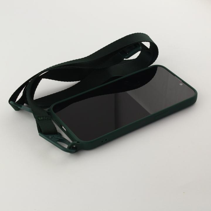 Produktbild PhoneLook Hülle Silikon mit Kordel und Haken (Apple iPhone 13 mini)