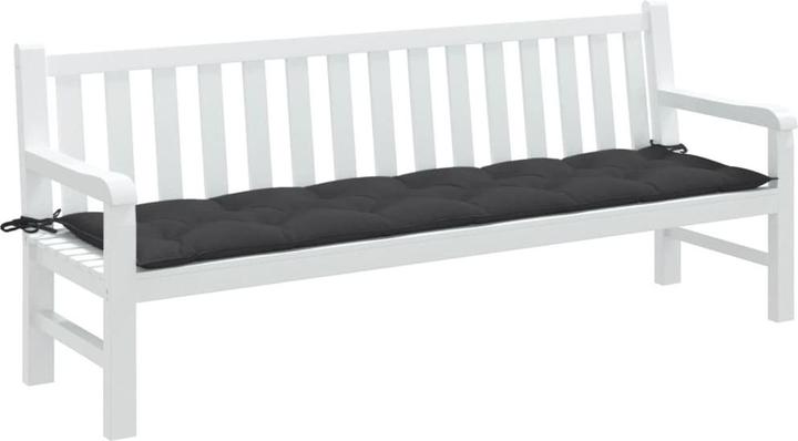 Productafbeelding VidaXL Bankkussen Bankkussen Melange Antraciet 200cm stof (200 x 50 x 7 cm)