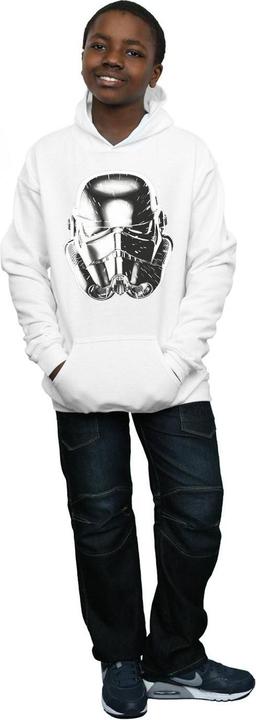 Produktbild Star Wars Stormtrooper Warp Speed Helmet Kapuzenpullover Jungen (116)