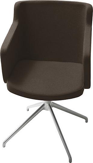 Produktbild Topstar Besprechungssessel SFH, 3D-Sitzgelenk und Aluminium-Fusskreuz, braun