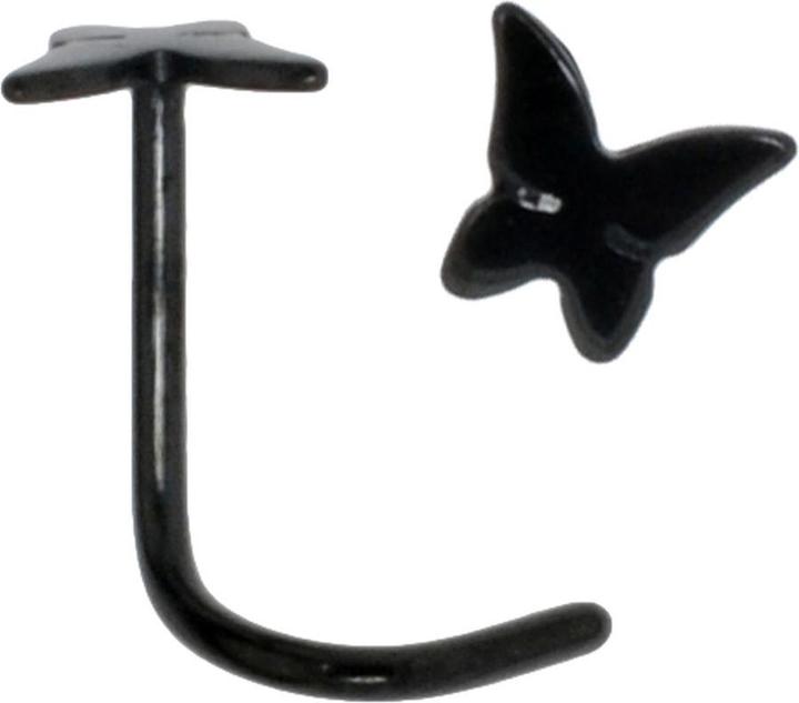 Produktbild Bijouteria Nasenpiercing (PVD Beschichtung (schwarz), Chirurgenstahl 316L)