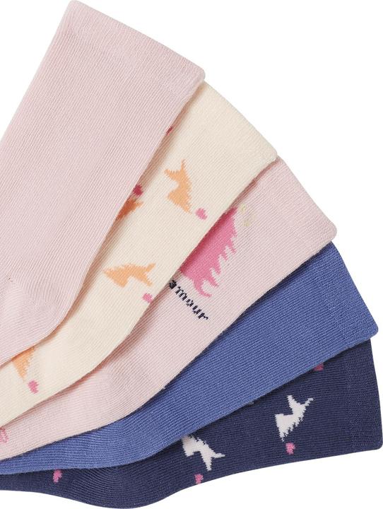 Image du produit Vertbaudet Lot de 5 chaussettes fille avec licorne (Pack de 5, 35, 38)