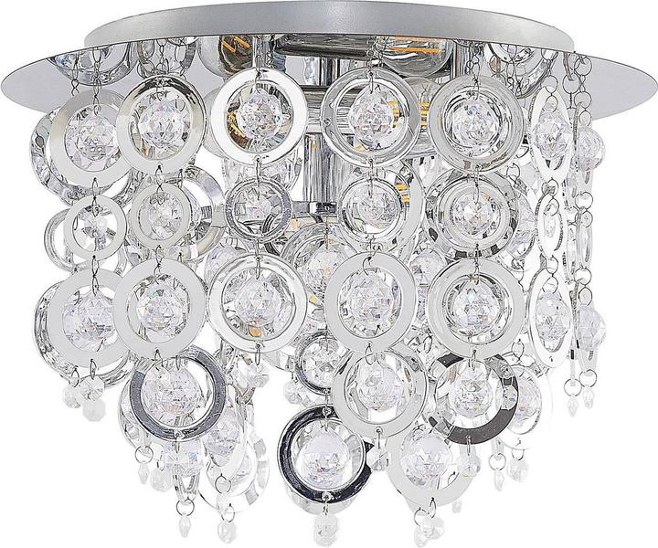 Produktbild Lindby Kisana Deckenleuchte, chrom, Ø 40 cm (40 cm)