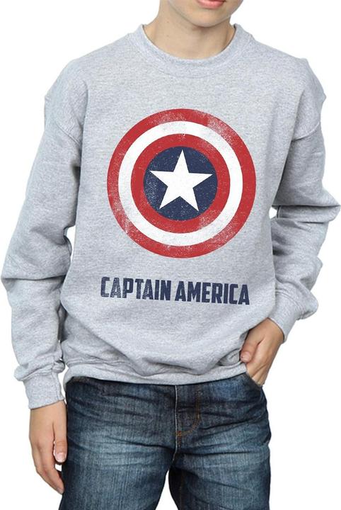 Produktbild Captain America Jungen Schild Sweatshirt (152, 158)
