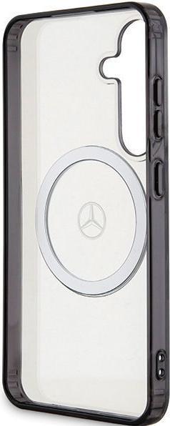 Actual product image Mercedes MEHMS23HUOKC S921 transparent hardcase Printed logo MagSafe (Samsung Galaxy S24)
