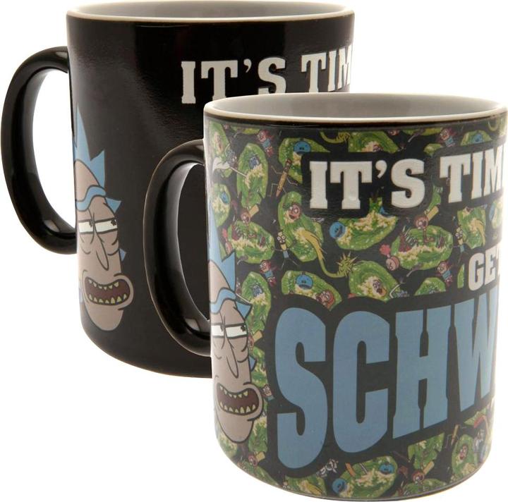Actual product image Rick And Morty Cup With Colour Change Schwifty (315 ml, 1 x)