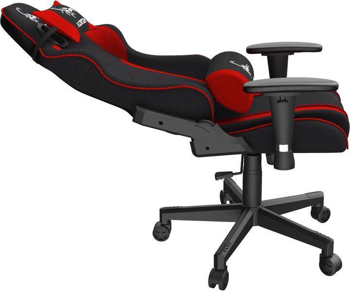 Actual product image Gembird Gaming chair SCORPION juodas/red mesh