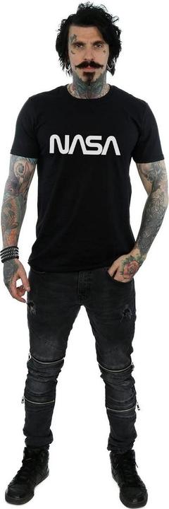 Actual product image Nasa Mens Modern Logo Cotton T-Shirt (XXL)