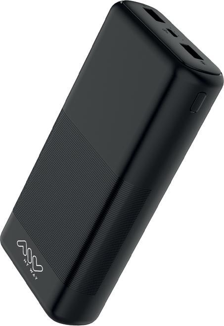 Immagine prodotto My Way MYWAY POWERBANK 2 USB 20 000mAh NOIR (20000 mAh, 10 W, 74 Wh)