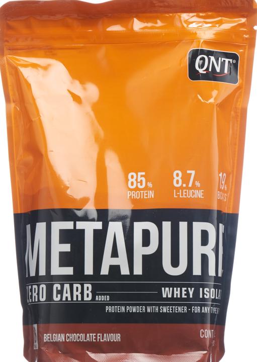 Actual product image QNT MetaPure Zero Carb (Belgian chocolate, 1 pcs., 480 g)