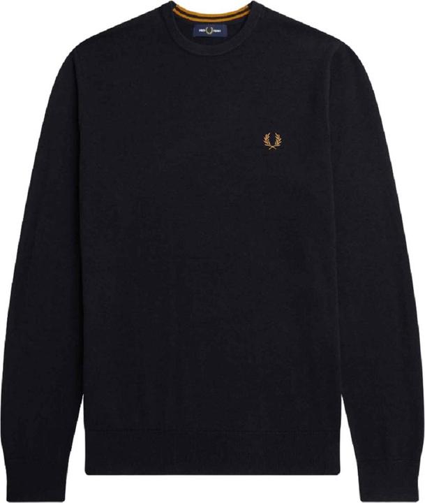 Fred Perry Classic Crew Neck Jumper Navy