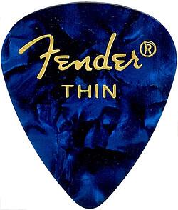 Actual product image Fender Picks 351 thin/blue moto (12) (12 x)