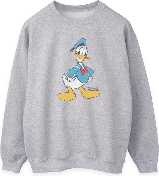 Image du produit Disney Femmes/Dames Classic Donald Duck Heather Sweatshirt (XL)