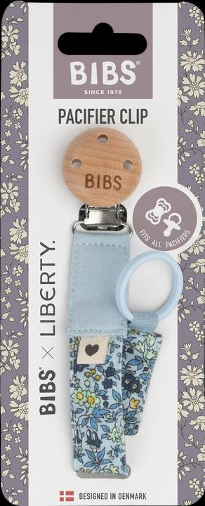 Actual product image Bibs x Liberty dummy chain, Camomille Lawn Baby Blue (1 x, from birth)
