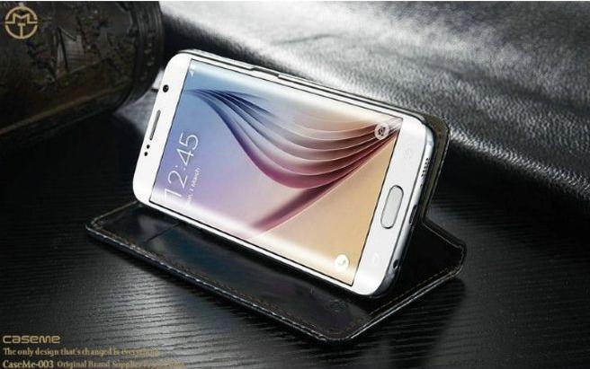 Produktbild Caseme Klassische Leder Hülle (Samsung Galaxy S6 Edge)