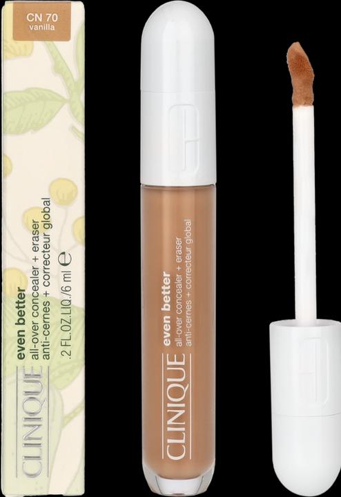 Actual product image Clinique Net Better All Over Concealer + Eraser Cn 70 Vanilla 6ml (Vanilla)