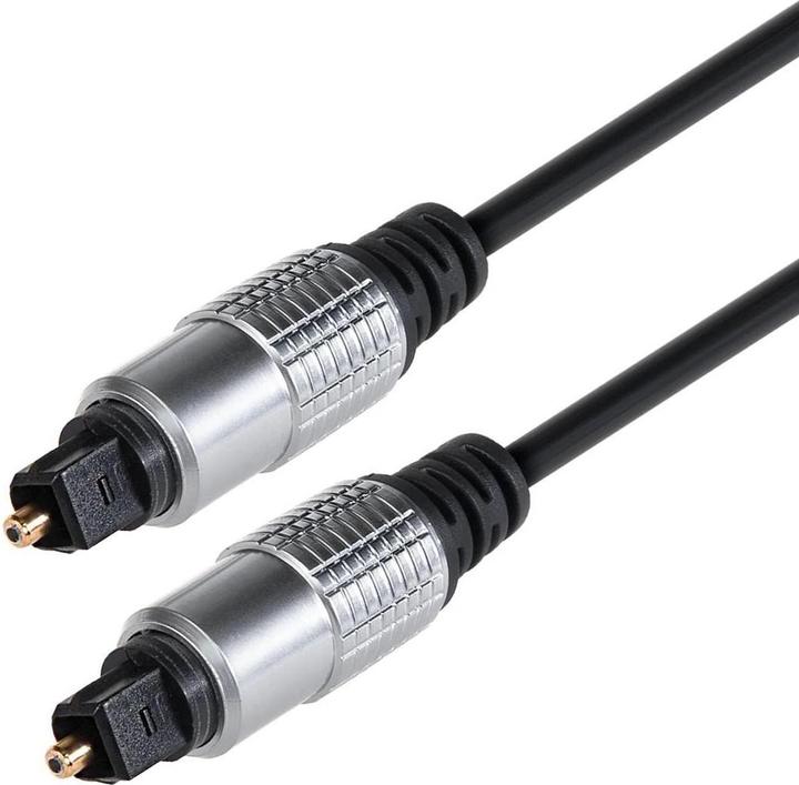 Actual product image Maclean MCTV-452 - fibre optic cable 2.5 m Toslink TT (2.50 m, TOSLINK)