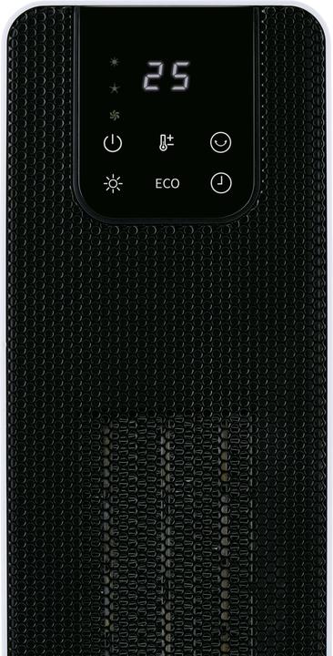 Actual product image alpina Turmheizlüfter PTC-2702L, 2000 W, mit Fernbedienung, schwarz-weiss (2000 W)