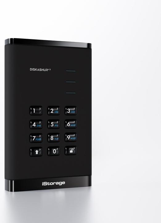 Produktbild iStorage diskAshur3 SSD 4TB - Black (4000 GB)