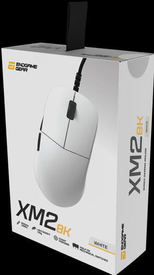 Actual product image Endgame Gear XM2 8k Gaming Maus, kabelgebunden - weiss (Cable)