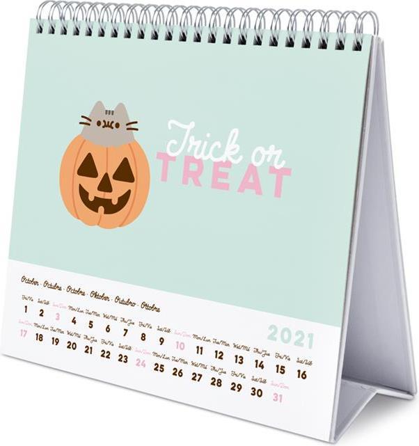 Produktbild Pusheen Tischkalender aus der Foodie-Kollektion 2021 (17 x 20 cm)