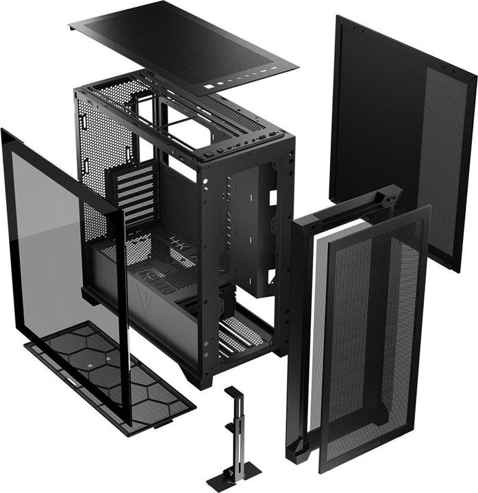 Image du produit Modecom Boîtier pour ordinateur VOLCANO EXPANSE S MIDI Black (Mini-ITX, mATX)