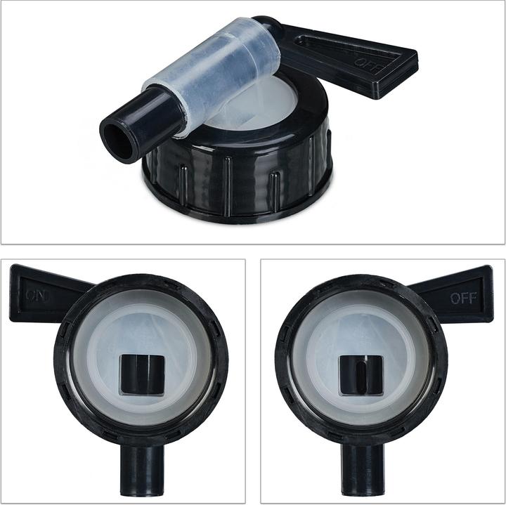 Actual product image Relaxdays 4x water canisters