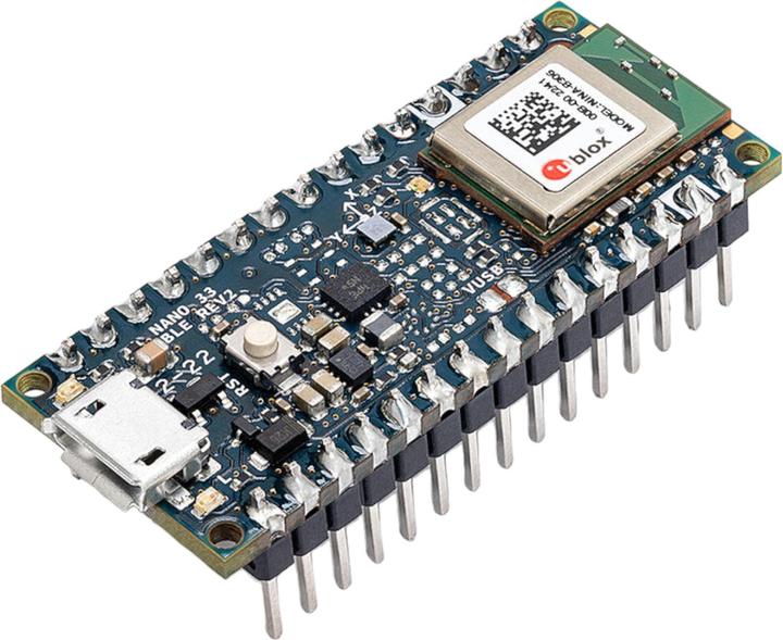 Image du produit Arduino ABX00072 Carte Nano 33 BLE Rev2 avec en-têtes Nano ARM® Cortex®-M4
