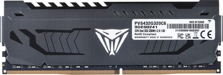Produktbild Patriot Viper Steel PVS432G320C6 Speichermodul GB DDR4 (1 x 32GB, 3200 MHz, DDR4-RAM, DIMM)