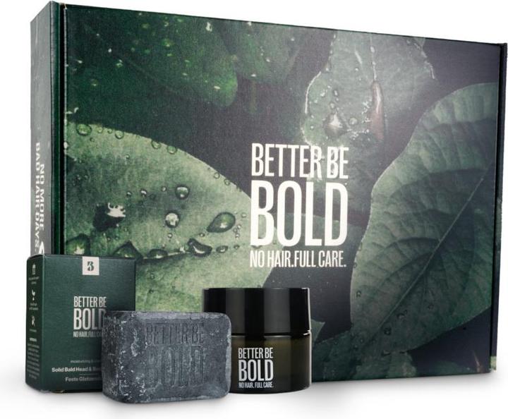 Produktbild Better be bold Geschenkset Glatzencreme & Feste Glatzendusche (Körperpflegeset)