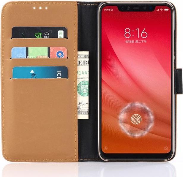 Actual product image MU Classic Crazy Horse IV Leather Bookcover Series (Mi 8 Pro)
