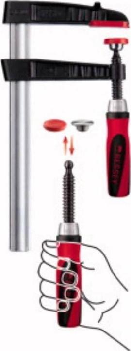 Actual product image Bessey Malleable cast iron screw clamp TG-2K (600 mm)