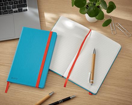 Actual product image Leitz Notebook Cosy 14.8 x 21 cm, Lined, Blue (14.8 x 21 cm, Lined, Hardcover)