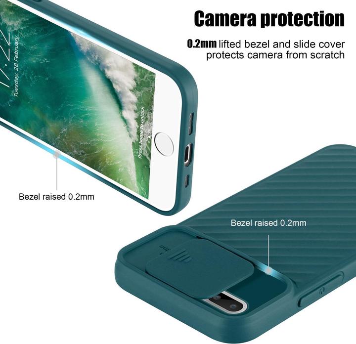 Actual product image Cadorabo TPU cover with camera protection (Apple iPhone 7 Plus, Apple iPhone 7s Plus)
